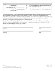 Form 102-4039 Declaration of Intent - Alaska, Page 3