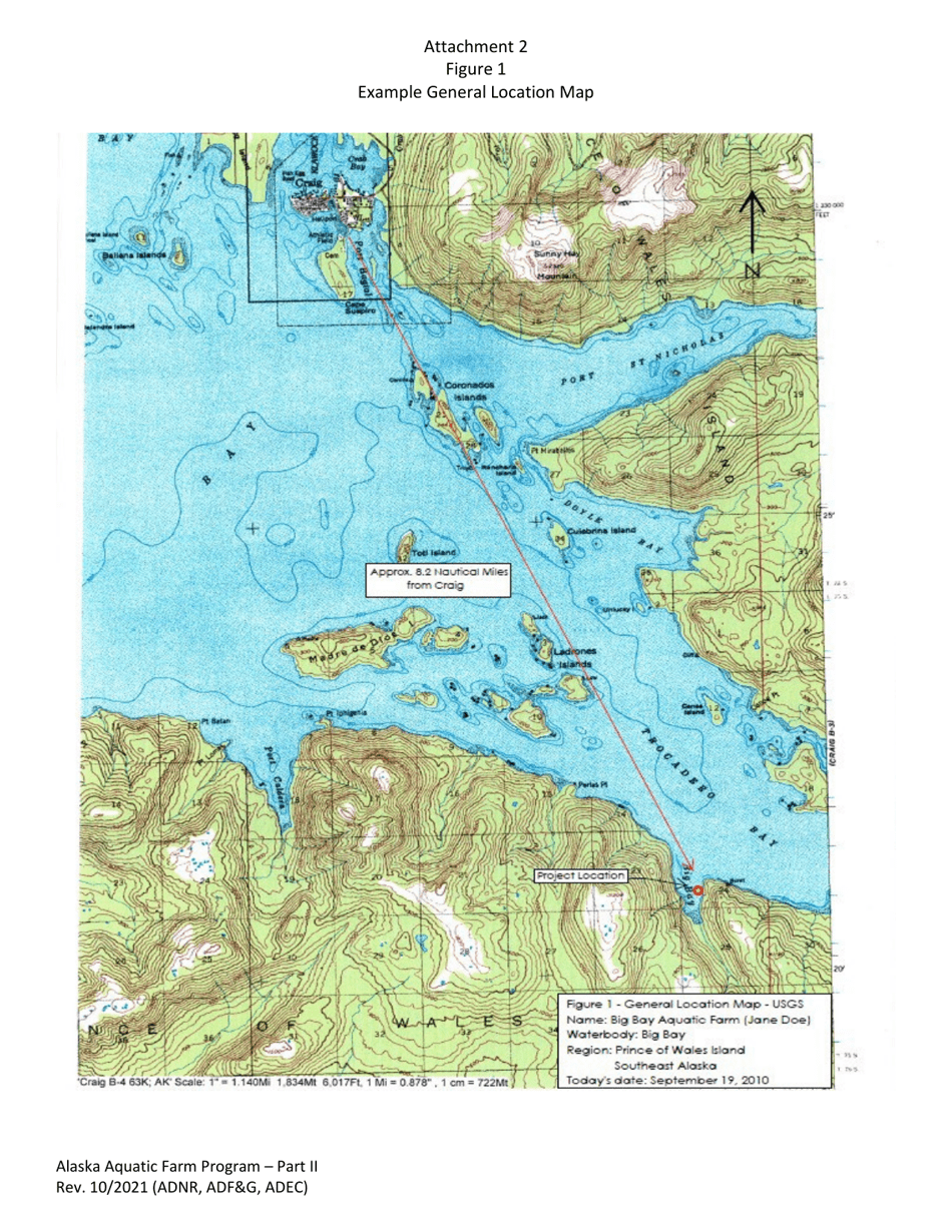 Part II Joint Agency Application - Alaska Aquatic Farm Program - Alaska, Page 15