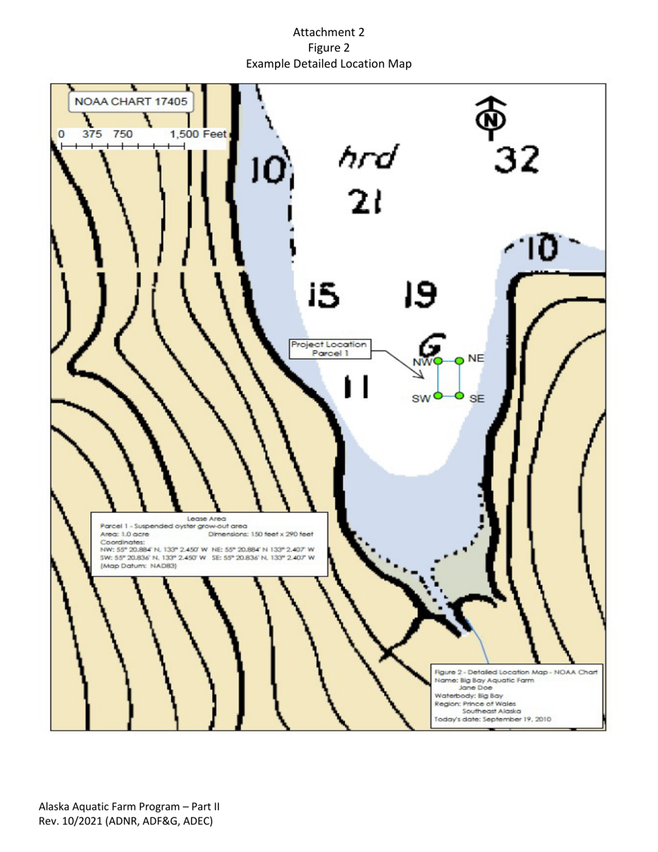 Part II Joint Agency Application - Alaska Aquatic Farm Program - Alaska, Page 16