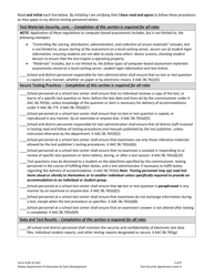 Form 05-22-022 Test Security Agreement Level 4 - Alaska, Page 3
