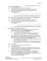 Form PG-400 Order Appointing Full Guardian With Powers of Conservator - Alaska, Page 3
