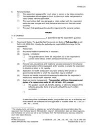 Form PG-400 Order Appointing Full Guardian With Powers of Conservator - Alaska, Page 4