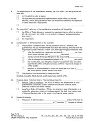Form PG-400 Order Appointing Full Guardian With Powers of Conservator - Alaska, Page 7