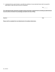 Notice of Substitution of Flood Damaged Irrigated Acres - Arizona, Page 4