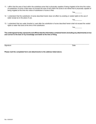 Notice of Substitution of Irrigated Acres for Efficient Irrigation - Arizona, Page 4