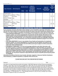 Form FAA-0412A Change Report - Arizona, Page 4