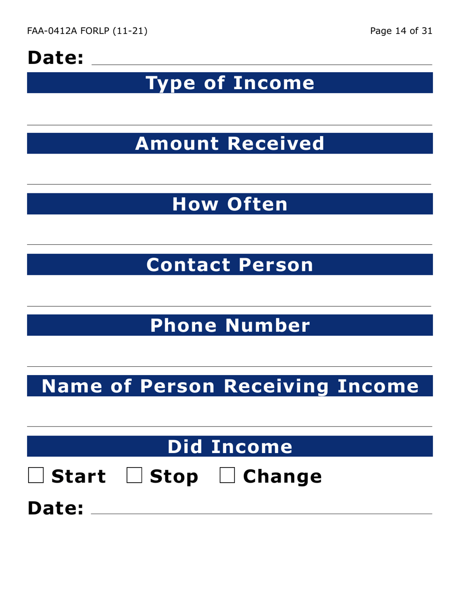 Form FAA-0412A-LP Change Report (Large Print) - Arizona, Page 14