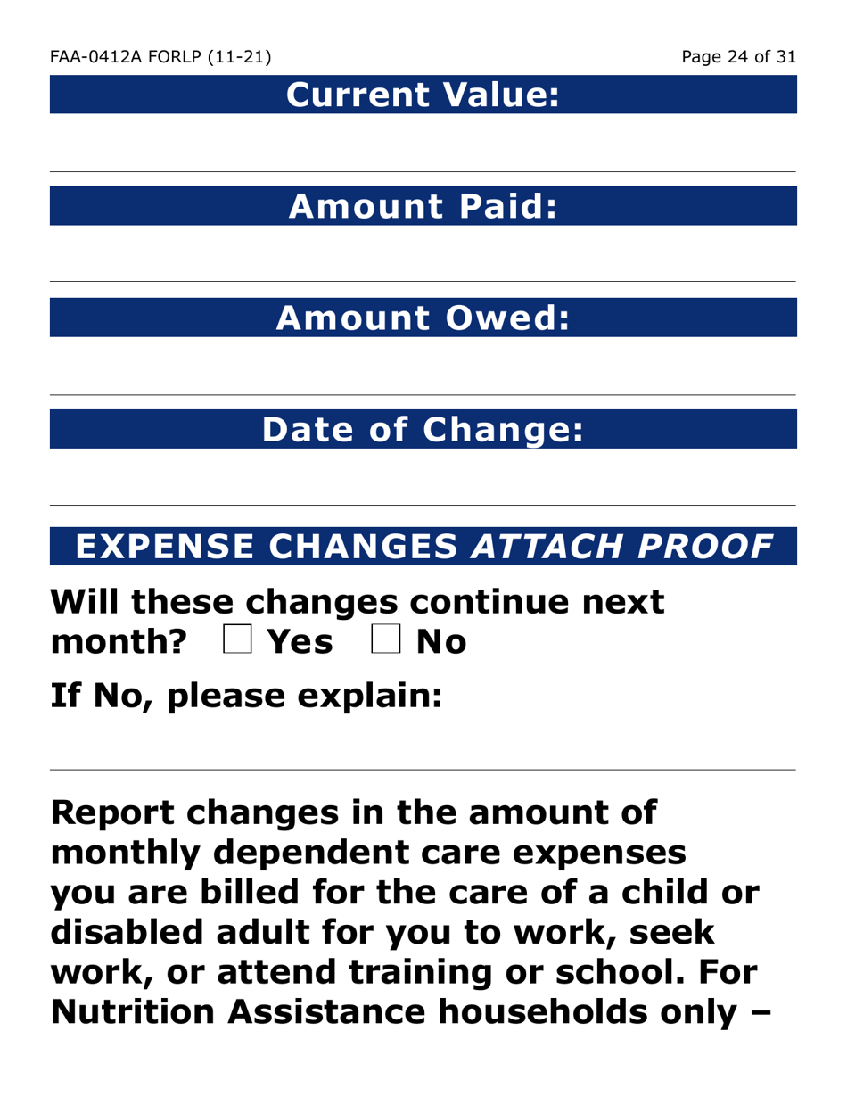 Form FAA-0412A-LP Change Report (Large Print) - Arizona, Page 24