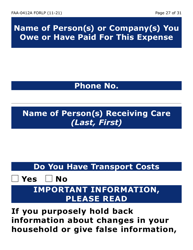 Form FAA-0412A-LP Change Report (Large Print) - Arizona, Page 27