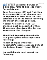 Form FAA-0412A-LP Change Report (Large Print) - Arizona, Page 2