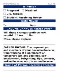 Form FAA-0412A-LP Change Report (Large Print) - Arizona, Page 9