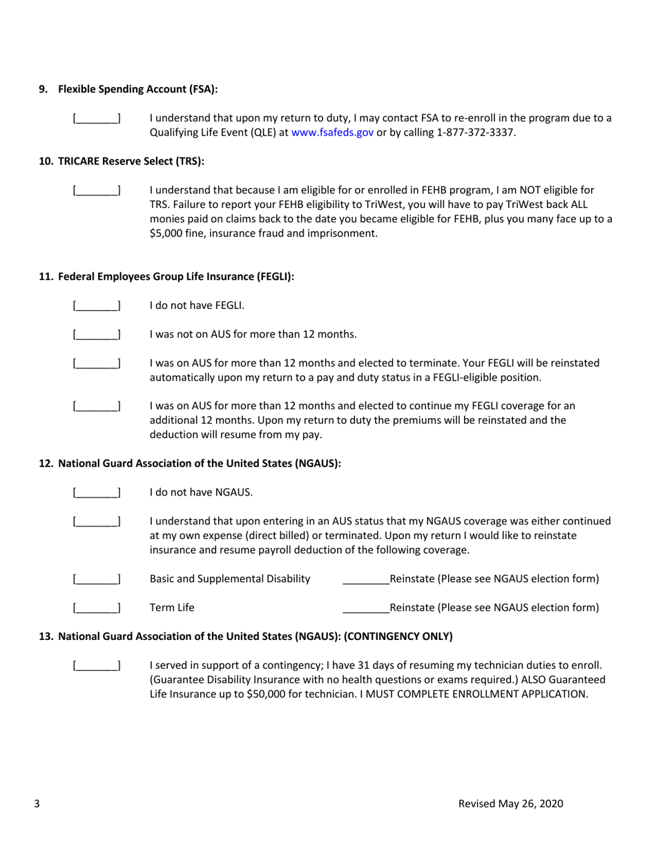 Reverse Userra Election Options - Arizona, Page 3