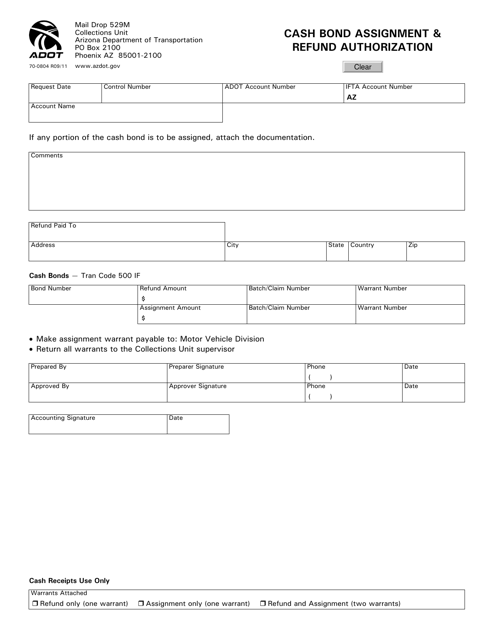 Form 70-0804  Printable Pdf