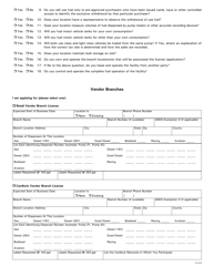 Form 96-0609C Motor Fuel Vendor Application - Arizona, Page 4