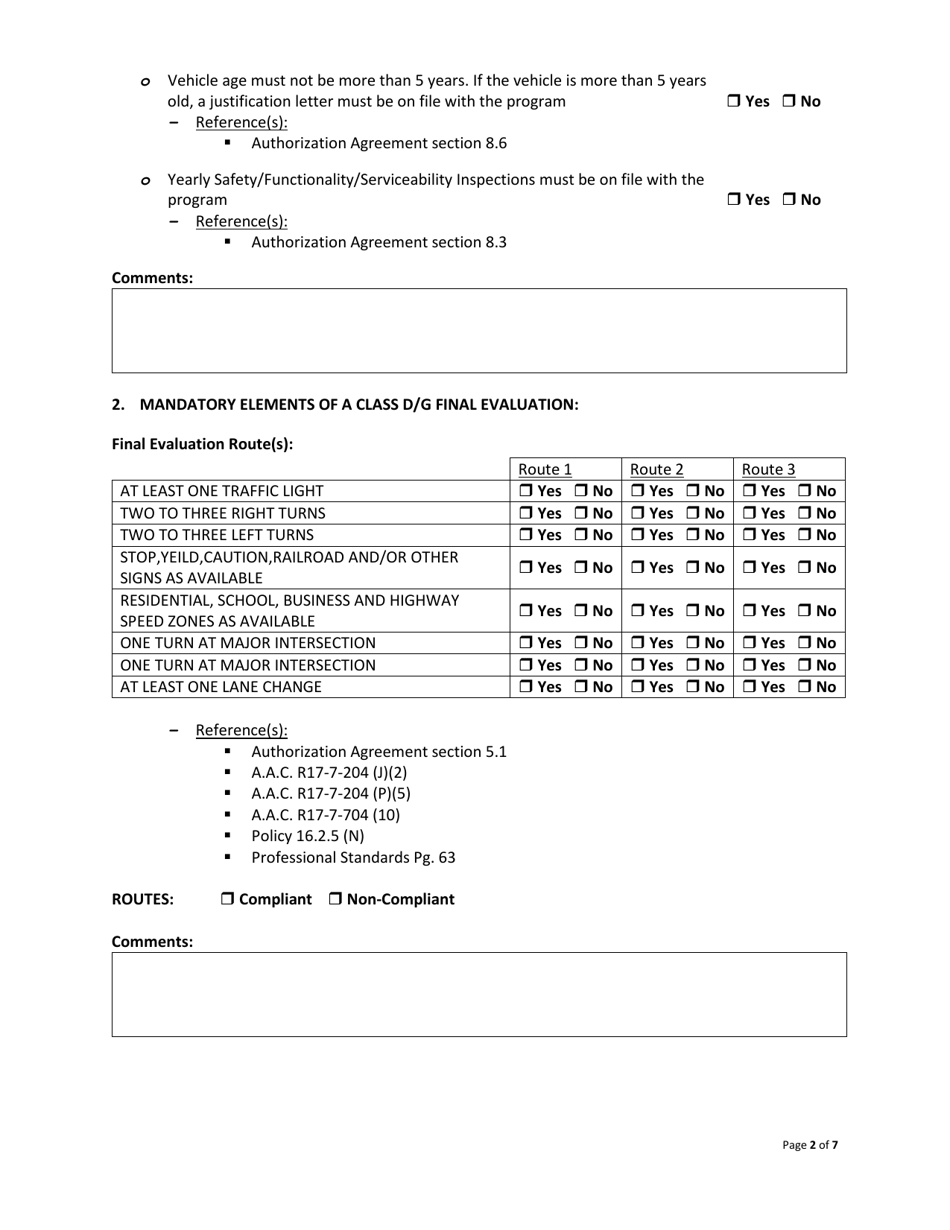 Form 34-6005 Driver License Trainingprovider (Dltp) Checklist - Mvd Compliance Program - Arizona, Page 2