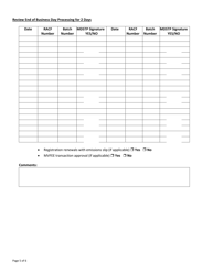 Form 34-6001 120 Day &amp; Initial T&amp;r Inspection Checklist - Mvd Compliance Program - Arizona, Page 5