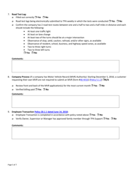 Form 34-6000 T&amp;r - Dl Inspection Checklist - Mvd Compliance Program - Arizona, Page 5