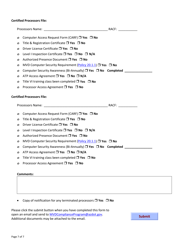 Form 34-6000 T&amp;r - Dl Inspection Checklist - Mvd Compliance Program - Arizona, Page 7