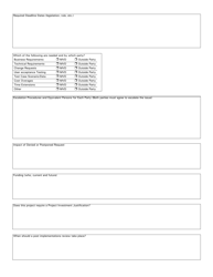 Form 96-0462 Project Initiative Request - Arizona, Page 3