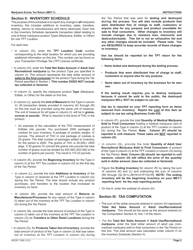 Instructions for Form MET-1, ADOR11390 &quot;Marijuana Excise Tax Return&quot; - Arizona, Page 2