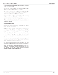 Instructions for Form MET-1, ADOR11390 &quot;Marijuana Excise Tax Return&quot; - Arizona, Page 3