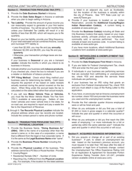 Form JT-1 (ADOR10196) Arizona Joint Tax Application - Arizona, Page 7