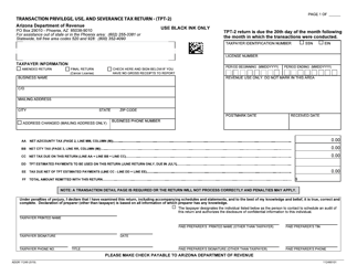Form TPT-2 (ADOR11249) Transaction Privilege, Use, and Severance Tax Return - Arizona, Page 2