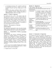 Instructions for Arizona Form 285P, ADOR82285P Centrally Valued Property Disclosure/Representation Authorization Form - Arizona, Page 2