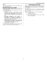 Arizona Form A1-QRT (ADOR10888) Arizona Quarterly Withholding Tax Return - Arizona, Page 10