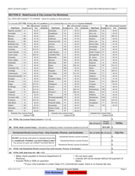 Form ADOR10193 Business Account Update - Arizona, Page 3