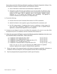 Application for Branch Bank - Expedited - Arkansas, Page 5