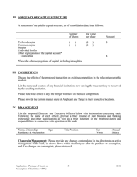 Application for Purchase of Assets or Assumption of Liabilities ( 50%) - Arkansas, Page 5