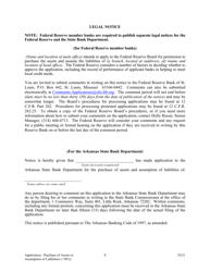 Application for Purchase of Assets or Assumption of Liabilities ( 50%) - Arkansas, Page 8