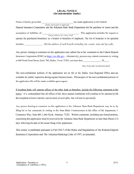 Application for Purchase or Assumption of Liabilities ( 50%) - Arkansas, Page 8