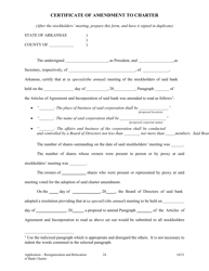 Application to Reorganize and Relocate Bank Charter - Arkansas, Page 24