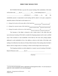 Application to Reorganize and Relocate Bank Charter - Arkansas, Page 26