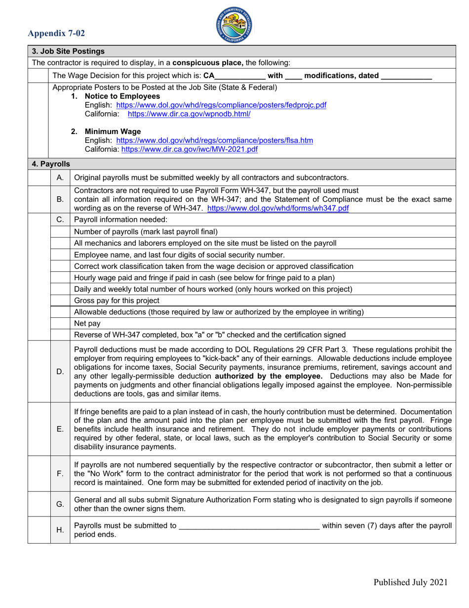 Appendix 7-2 Preconstruction Conference Attendance List - California, Page 3