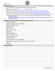 Appendix 7-2 Preconstruction Conference Attendance List - California, Page 6