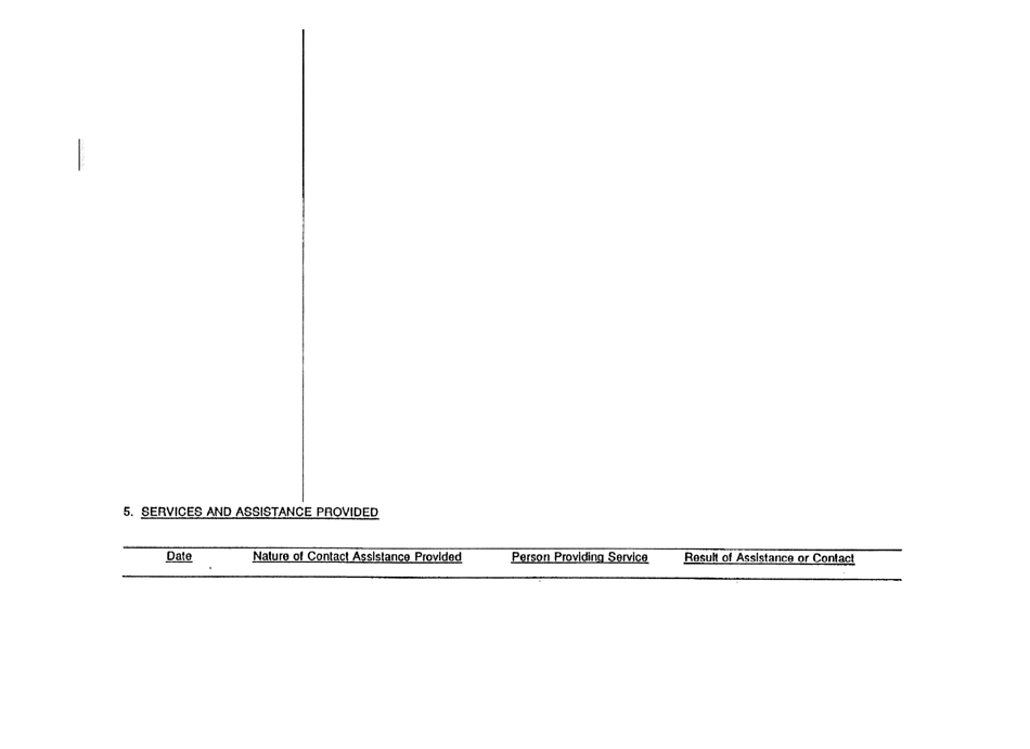 Appendix 9-2 Sample Household Case Record - California, Page 5