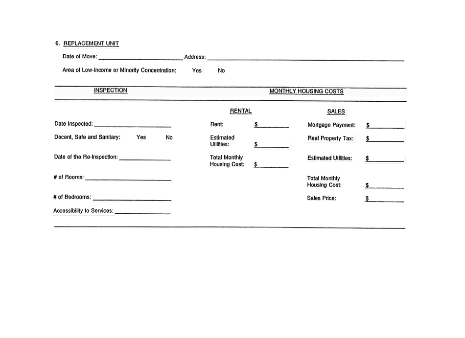 Appendix 9-2 Sample Household Case Record - California, Page 6