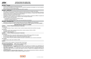 Form DL170 ETP Certificate of Driving Skill - California, Page 2