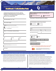 Debit Mastercard Card or Direct Deposit Enrollment/Authorization Form - California (English/Spanish), Page 2