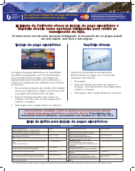 Debit Mastercard Card or Direct Deposit Enrollment/Authorization Form - California (English/Spanish), Page 3
