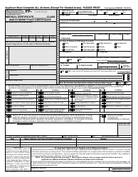 FAA Form 8500-8 Application for Airman Medical Certificate, Page 2