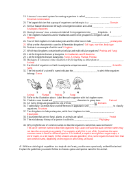 Classification Test Study Guide With Answer Key - Biology II Cp, Loudoun County Public Schools, Page 2