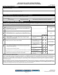 Form SF-15 Application for 10-point Veteran Preference