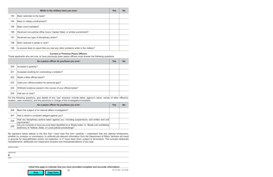 Form INV251 DMV Pre-employment Behavior Standards Questionnaire - California, Page 10