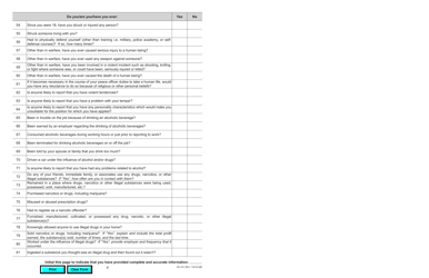 Form INV251 DMV Pre-employment Behavior Standards Questionnaire - California, Page 4