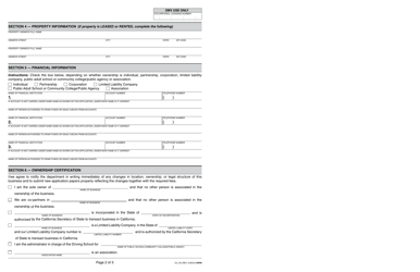 Form OL216 Application for Occupational License - California, Page 2