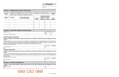 Form OL740 Application for Renewal of Traffic Violator School (Tvs) Instructor License - California, Page 2